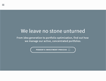 Tablet Screenshot of penderfund.com